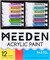 MEEDEN Pastel Acrylic Paint Set, 12 Pastel Colors 22 ml/0.74oz, Heavy Body Acrylic Paint Tubes, Art Craft Paints for Artists Kids Beginners, Art Supplies for Canvas Wood Rock Painting